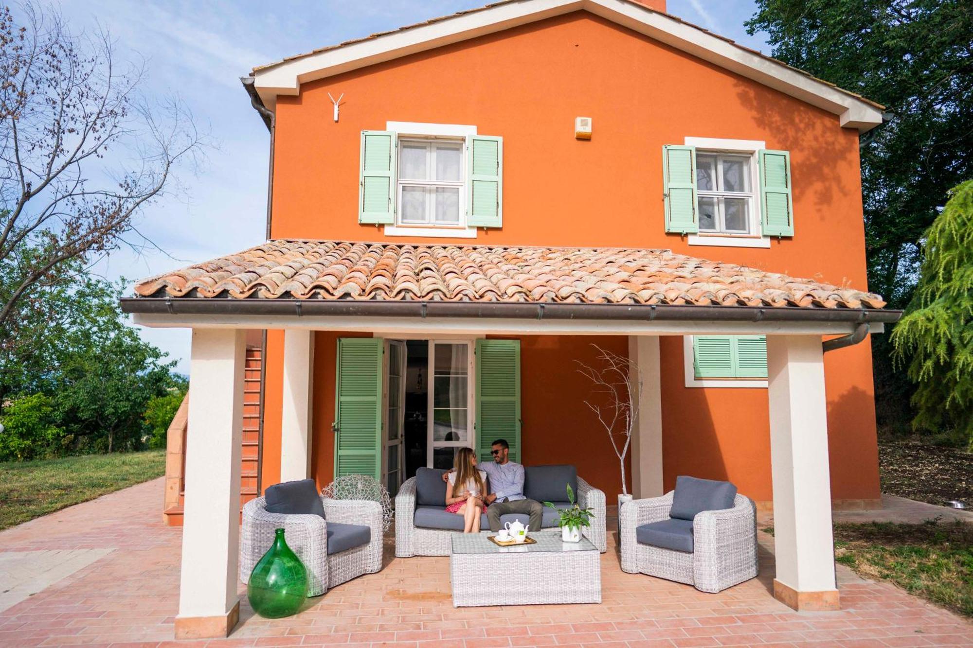 Villa Lemarche B&B Rustico ภายนอก รูปภาพ